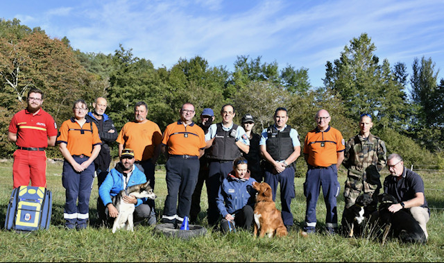 Entraînement interservices du GCRS